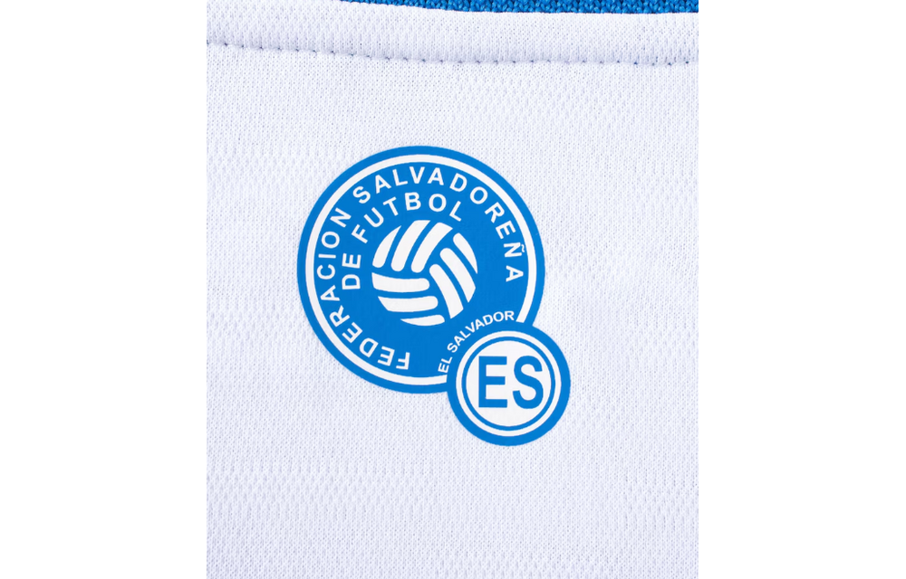 Umbro 2025 El Salvador Away Jersey - Black/White/Sky Blue