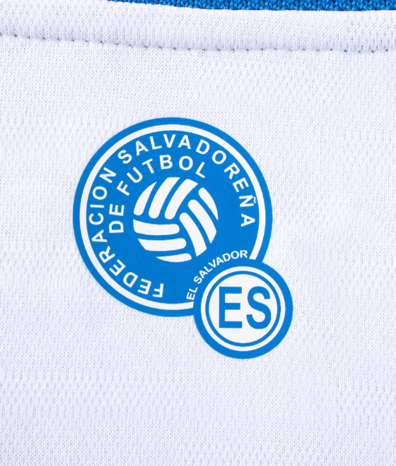 Umbro 2025 El Salvador Away Jersey - Black/White/Sky Blue