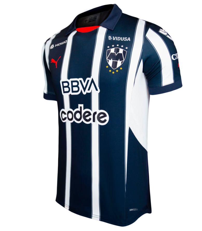Puma Monterrey 2024 - 25 Authentic Home Jersey - Night Indigo/White