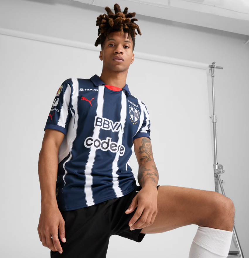 Puma Monterrey 2024 - 25 Authentic Home Jersey - Night Indigo/White