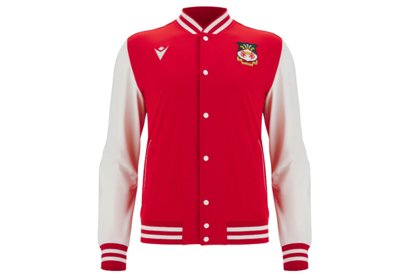 Macron Wrexham AFC 2025 - 26 Authentic Varsity Jacket - Red/White