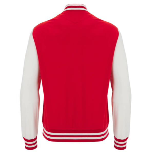Macron Wrexham AFC  2025 - 26 Authentic Varsity Jacket - Red/White
