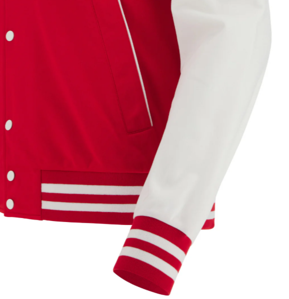 Macron Wrexham AFC  2025 - 26 Authentic Varsity Jacket - Red/White