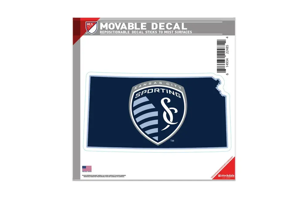 WinCraft Sporting Kansas City State Line All Surface 6 x 6 Decal
