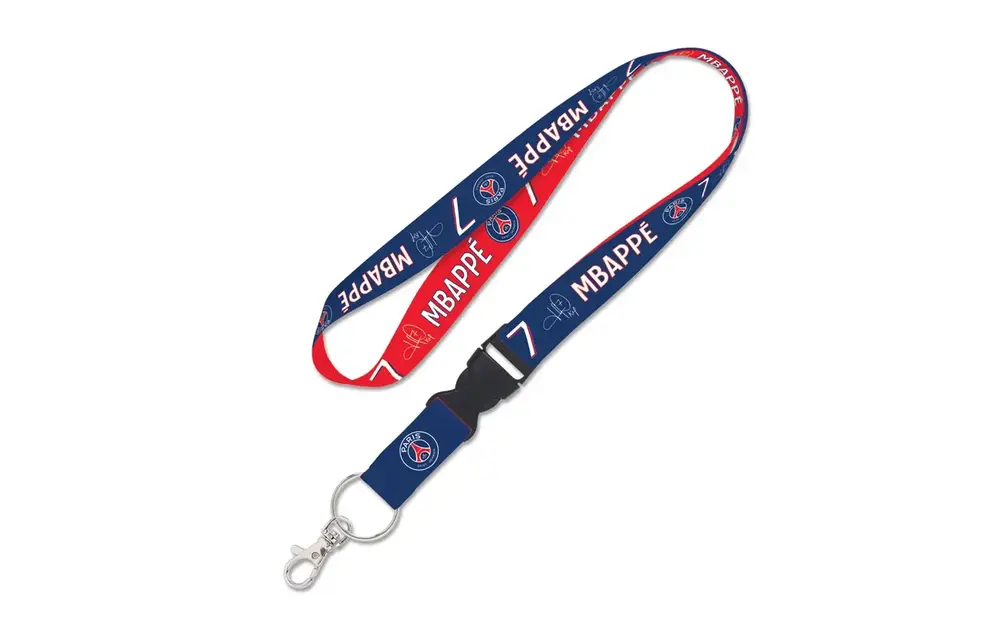 Wincraft Paris Saint Germain PSG Lanyard w/ Detachable buckle - Mbappe