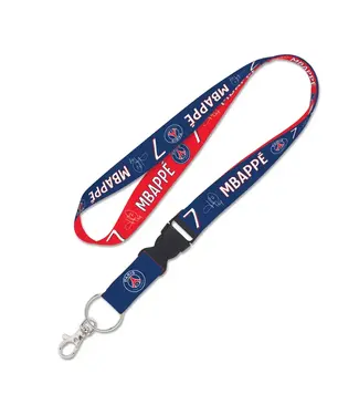 Wincraft Wincraft Paris Saint Germain PSG Lanyard w/ Detachable buckle - Mbappe
