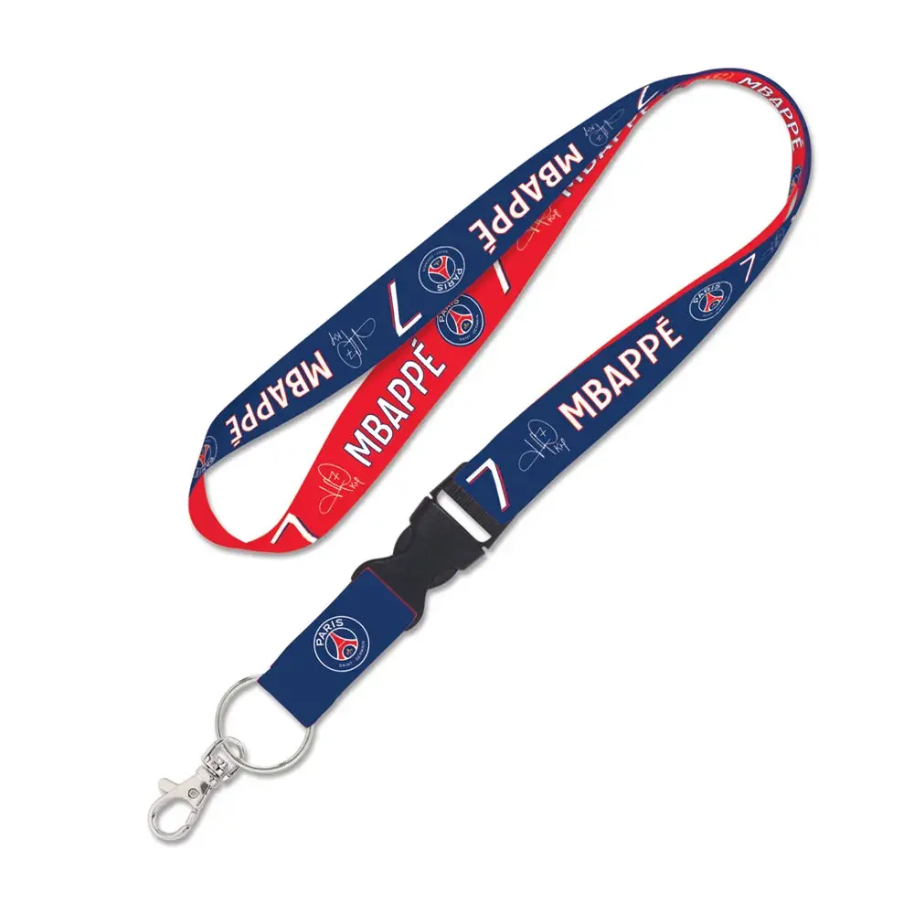 Wincraft Paris Saint Germain PSG Lanyard w/ Detachable buckle - Mbappe