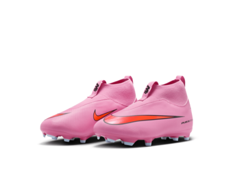 Nike Jr Zoom Mercurial Superfly 10 Academy FG Cleats - Magic Flamingo/Total Crimson/Black
