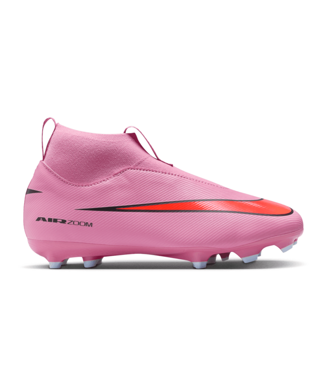 Nike Nike Jr Zoom Mercurial Superfly 10 Academy FG Cleats - Magic Flamingo/Total Crimson/Black