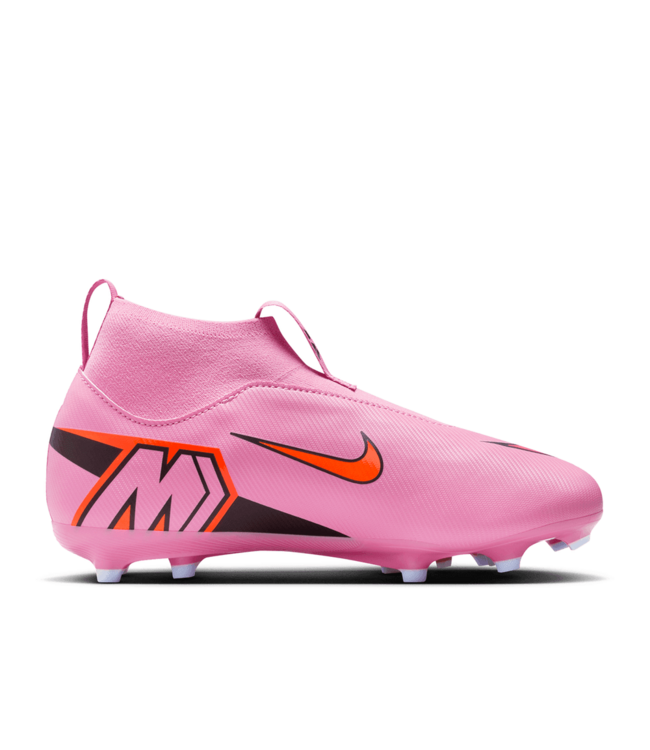 Nike Nike Jr Zoom Mercurial Superfly 10 Academy FG Cleats - Magic Flamingo/Total Crimson/Black