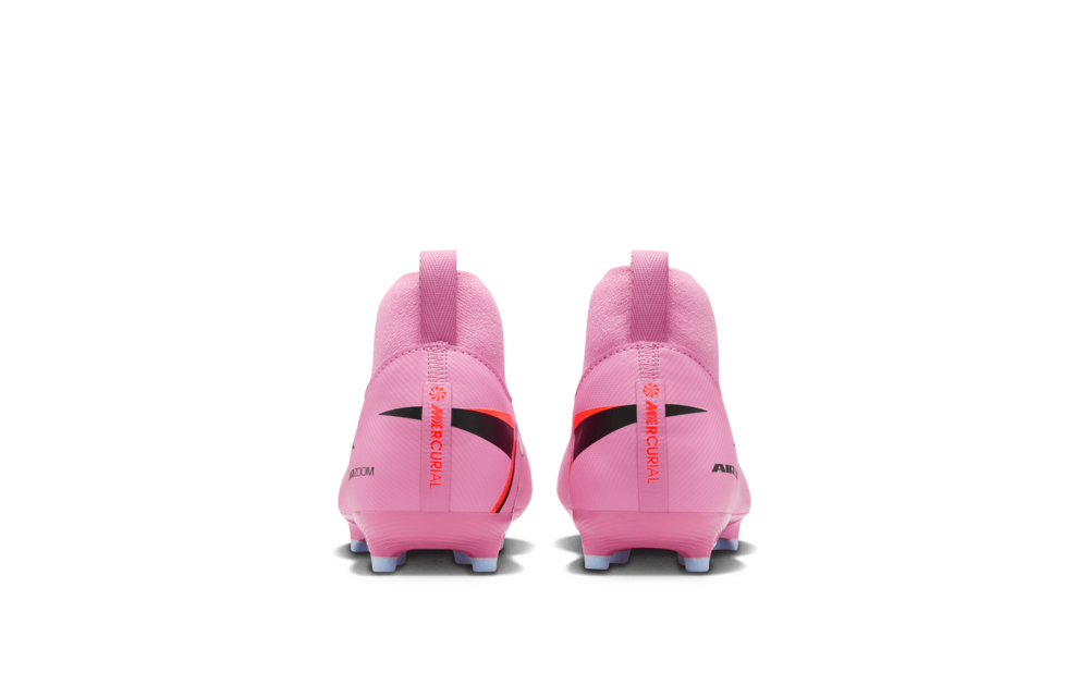 Nike Jr Zoom Mercurial Superfly 10 Academy FG Cleats - Magic Flamingo/Total Crimson/Black