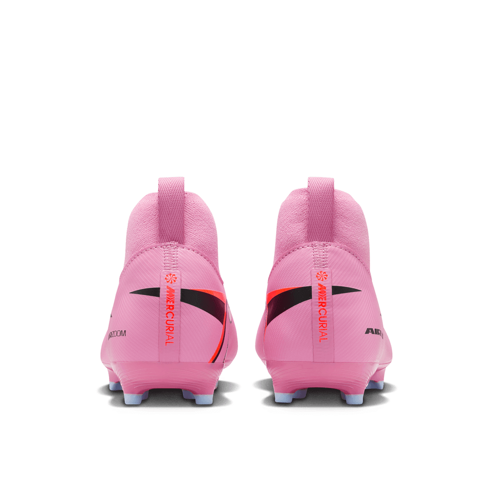Nike Jr Zoom Mercurial Superfly 10 Academy FG Cleats - Magic Flamingo/Total Crimson/Black