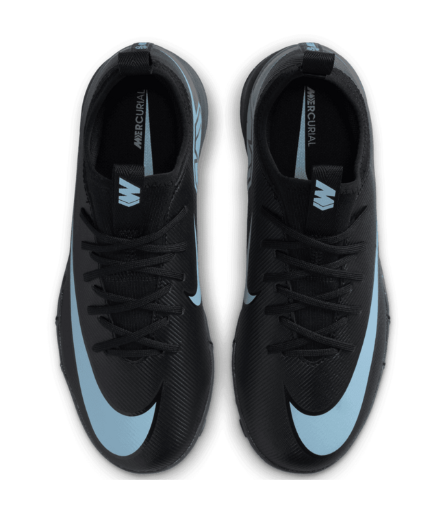 Nike Nike Jr. Zoom Mercurial Vapor 16 Academy TF Fear Nothing Turf Shoes- Black/Ice Blue