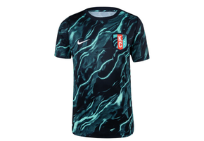 Nike Youth Kansas City KC Current 2025 Prematch Training Jersey - Hyper Turquoise/Dark Obsidian