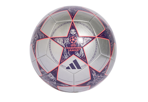 adidas UCL Champions League 2025 - 26 KO Club Ball - Silver Metallic/Dark Purple/Turbo
