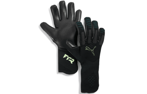 Puma Future Ultimate NC Pro Goalie Goalkeeper Gloves - Black/Green Terrain/Fizzy Light