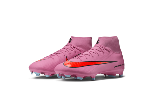 Nike Zoom Mercurial Superfly 10 Academy FG Soccer Cleats - Magic Flamingo/Total Crimson/Black
