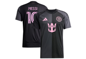 adidas Inter Miami 2025 - 26 Messi # 10 Away Jersey - Black/Bliss Pink