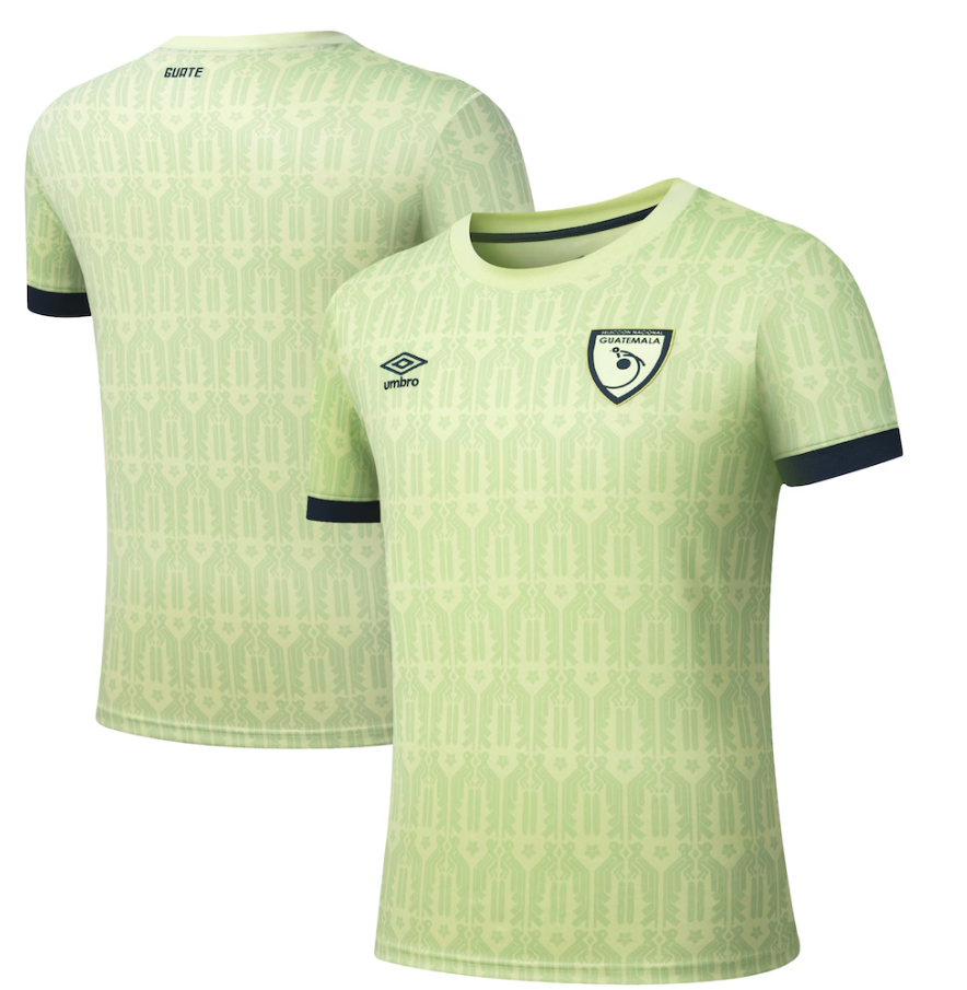 Umbro 2025 Guatemala Prematch Training Jersey - Lime Green