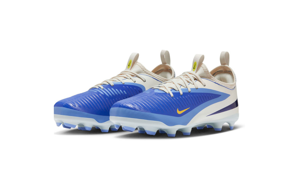 Nike Jr Phantom 6 LV8 Low Academy FG / MG Cleats - Racer Blue/Dark Obsidian