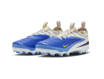 Nike Jr Phantom 6 LV8 Low Academy FG / MG Cleats - Racer Blue/Dark Obsidian