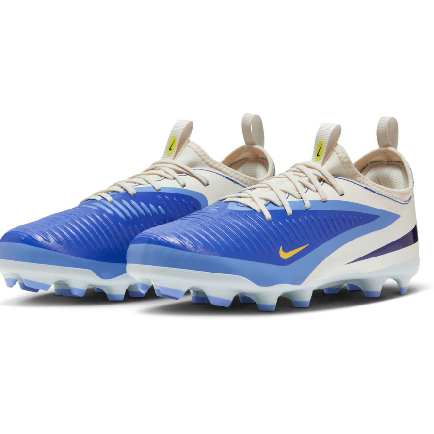 Nike Jr Phantom 6 LV8 Low Academy FG / MG Cleats - Racer Blue/Dark Obsidian