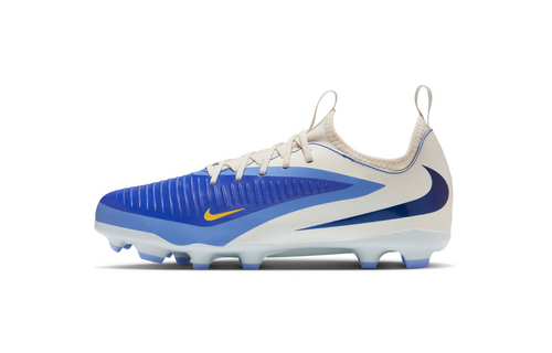 Nike Jr Phantom 6 LV8 Low Academy FG / MG Cleats - Racer Blue/Dark Obsidian