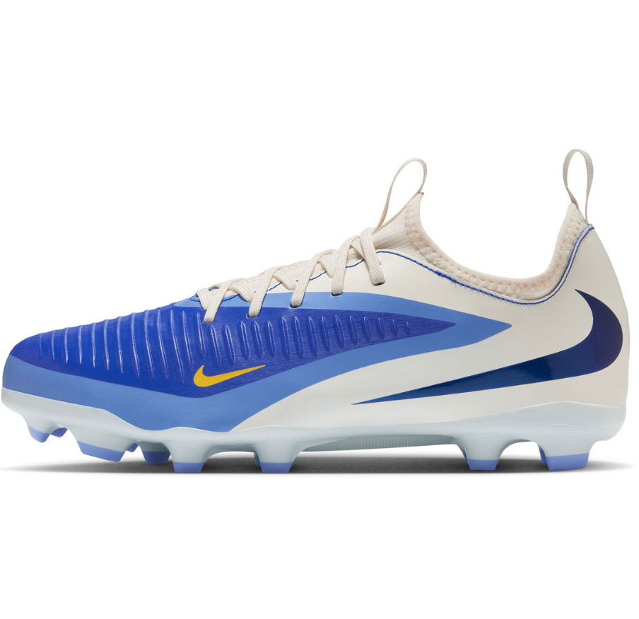 Nike Jr Phantom 6 LV8 Low Academy FG / MG Cleats - Racer Blue/Dark Obsidian