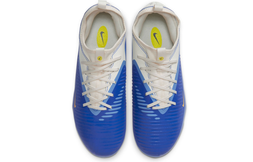 Nike Jr Phantom 6 LV8 Low Academy FG / MG Cleats - Racer Blue/Dark Obsidian