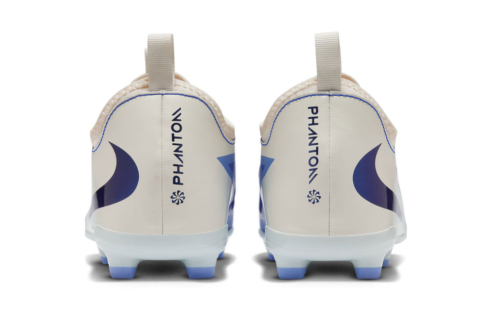 Nike Jr Phantom 6 LV8 Low Academy FG / MG Cleats - Racer Blue/Dark Obsidian