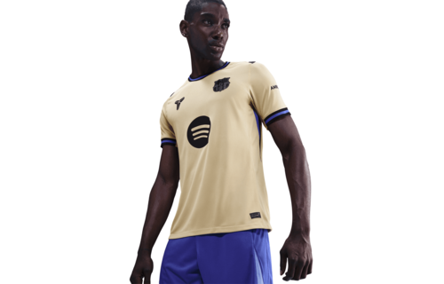 Nike Barcelona 2025 - 26 Away Jersey - Team Gold/Persian Violet/Black