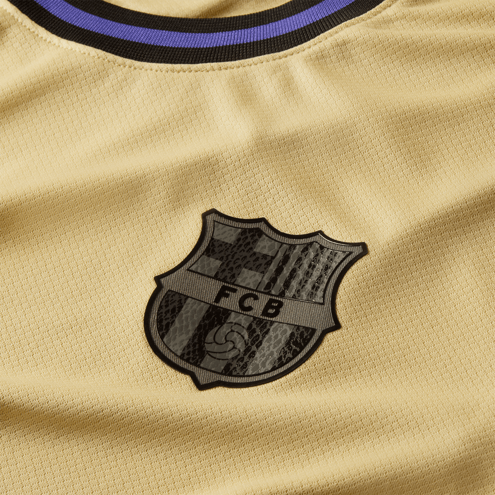 Nike Barcelona 2025 - 26 Away Jersey - Team Gold/Persian Violet/Black