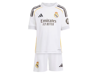 adidas Real Madrid 2025 - 26 Home Mini Kit - White