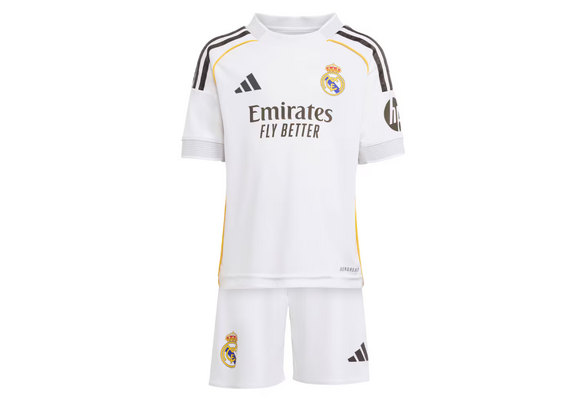adidas Real Madrid 2025 - 26 Home Mini Kit - White