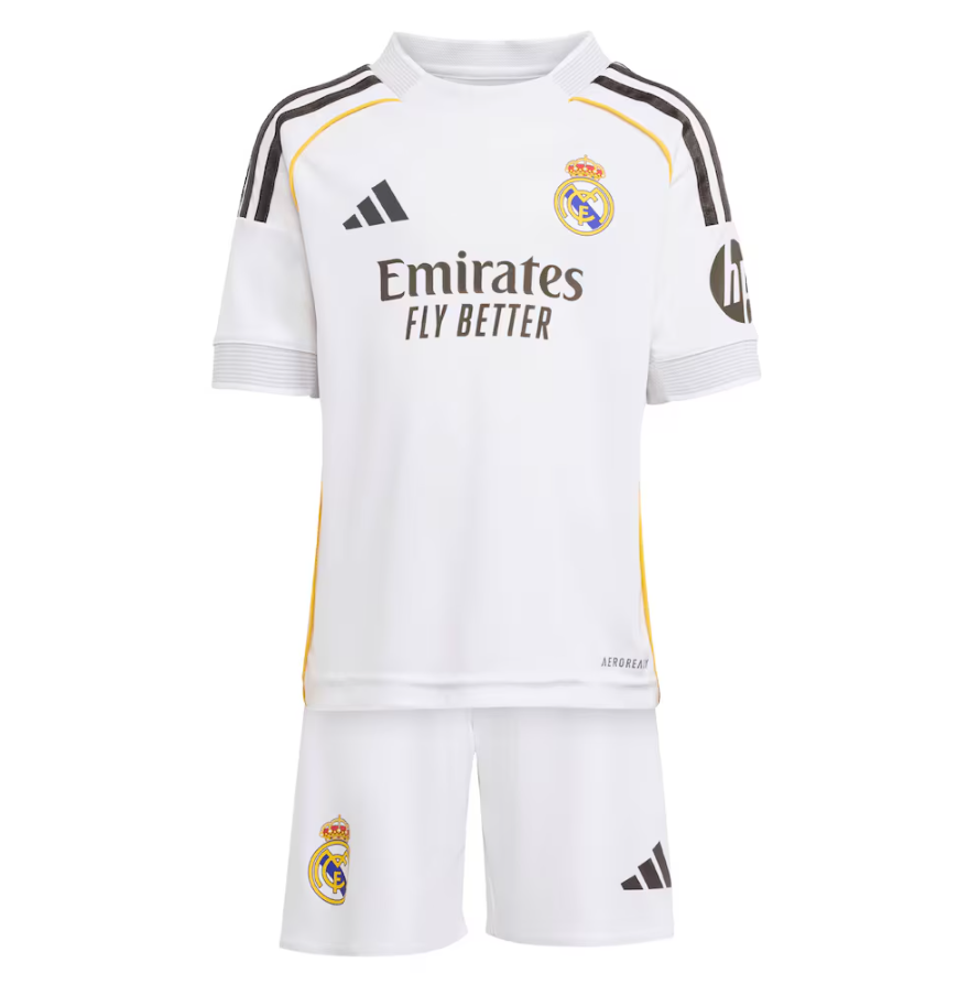 adidas Real Madrid 2025 - 26 Home Mini Kit - White