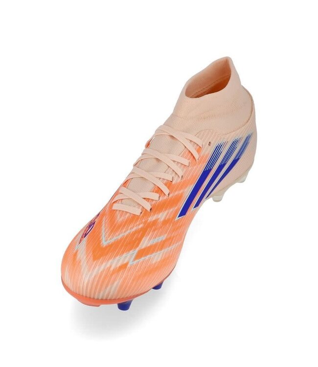 adidas adidas Womens F50 Sparkfusion League Mid FG / MG - Bliss Orange/Lucid Blue/Beam Orange