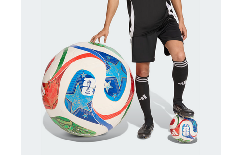 adidas FIFA World Cup 2026 Trionda JUMBO Soccer Ball - White/Royal Blue/Solar Blue/Power Red