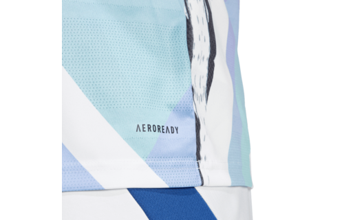 adidas Arsenal 2024 - 25 Prematch Training Jersey- Better Scarlet/White/Black/Clear Aqua