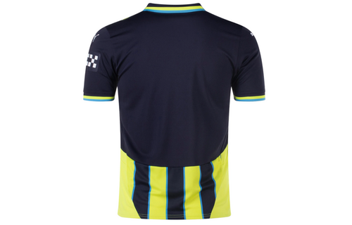Puma Manchester City 2024 -25 Away Jersey - Navy/Yellow Glow
