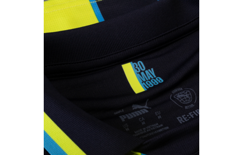 Puma Manchester City 2024 -25 Away Jersey - Navy/Yellow Glow