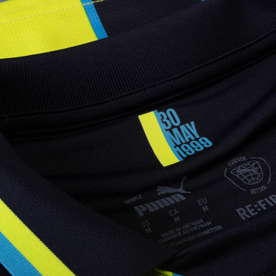 Puma Manchester City 2024 -25 Away Jersey - Navy/Yellow Glow