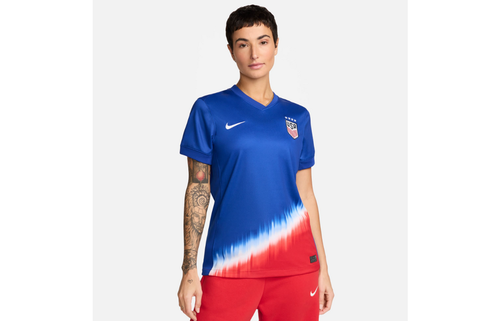 Nike Womens USA United States Copa America USWNT 2024 Away Jersey -Old Royal/Red/White/Loyal Blue/Red