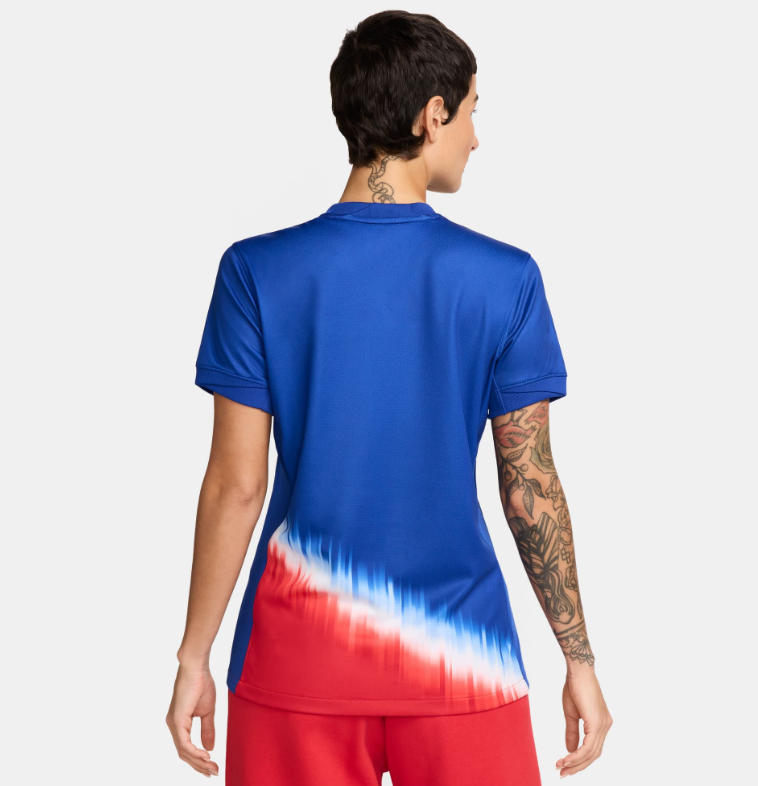 Nike Womens USA United States Copa America USWNT 2024 Away Jersey -Old Royal/Red/White/Loyal Blue/Red