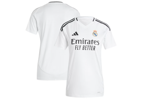 adidas Womens Real Madrid 2024 - 25 Home Jersey - White