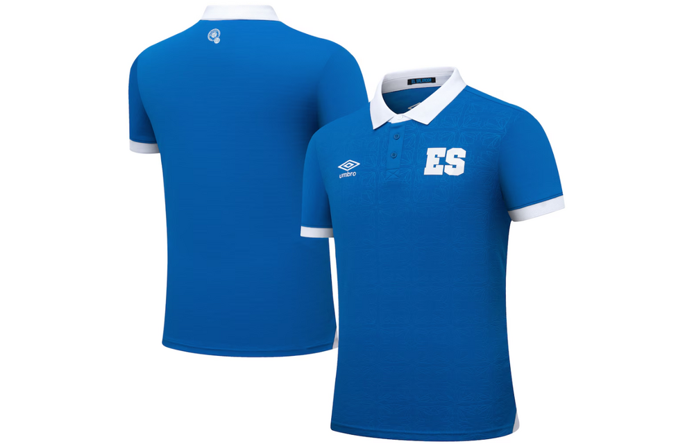 Umbro 2025 El Salvador Home Jersey - Blue/White