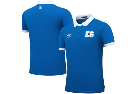 Umbro 2025 El Salvador Home Jersey - Blue/White