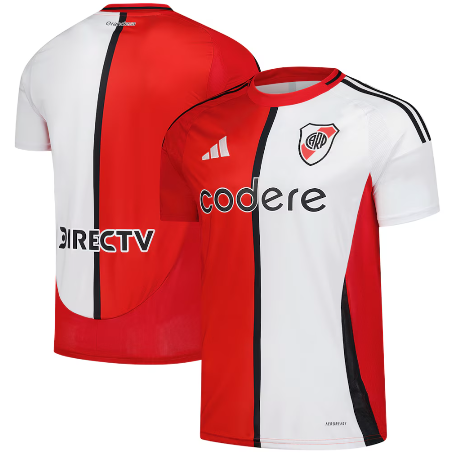 adidas River Plate 2024 -25 Third Jersey - White/Better Scarlet/Black