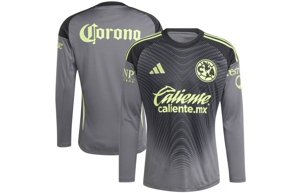 adidas Club America 2025 - 26 Long Sleeve Goalkeeper Jersey - Grey