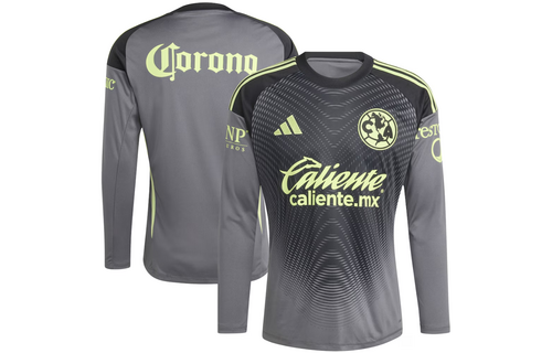 adidas Club America 2025 - 26 Long Sleeve Goalkeeper Jersey - Grey