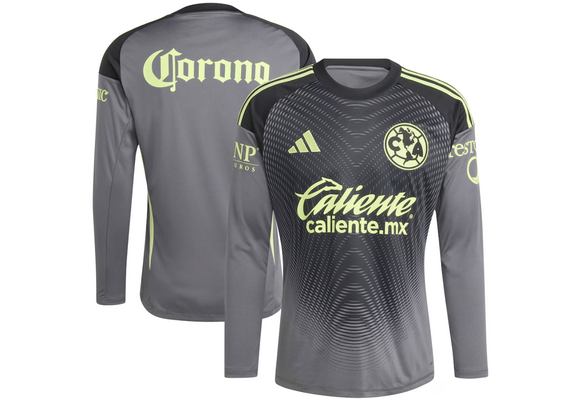 adidas Club America 2025 - 26 Long Sleeve Goalkeeper Jersey - Grey